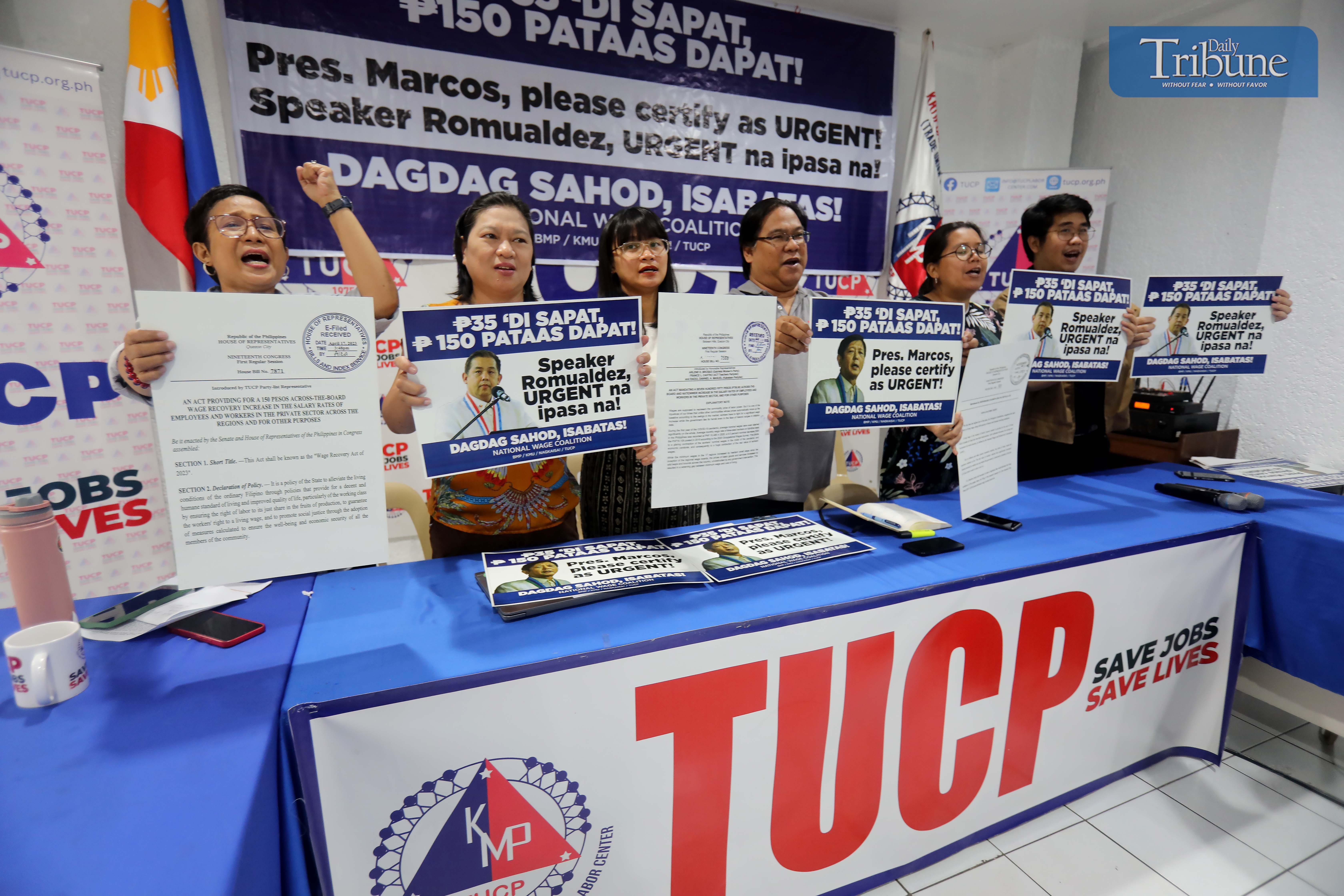 NWC DEMANDS P150 MINIMUM WAGE HIKE